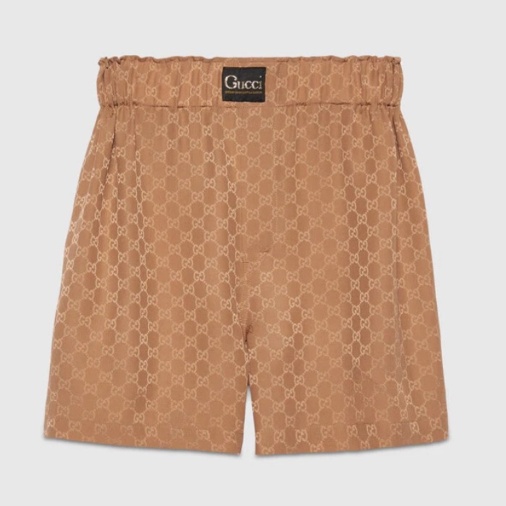 New with tags Gucci Silk Boxer Shorts Pajamas Bottom Size M